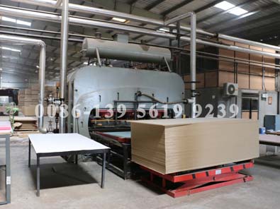 particle board prelamination hot press